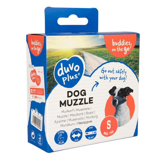 Duvo+ Nylon Dog Muzzle – Adjustable