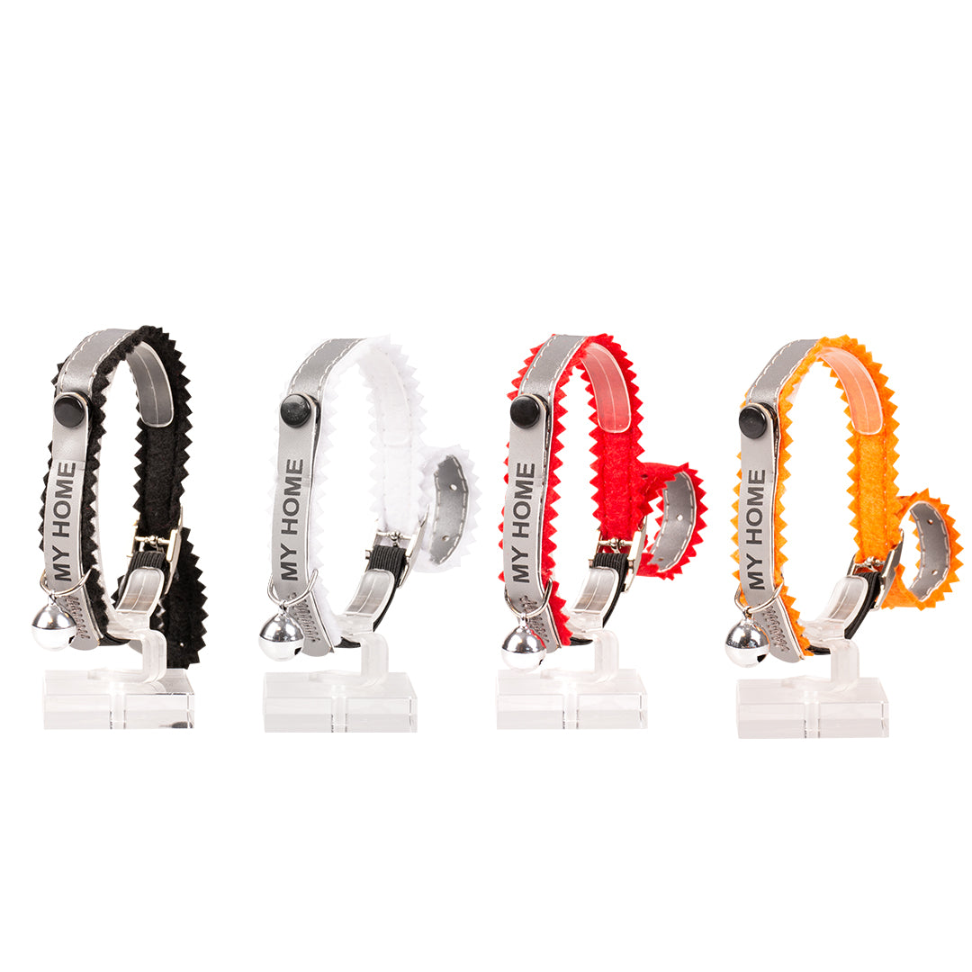 Duvo+ Reflective ID Cat Collar 20–30cm x 10mm – Mixed Colors