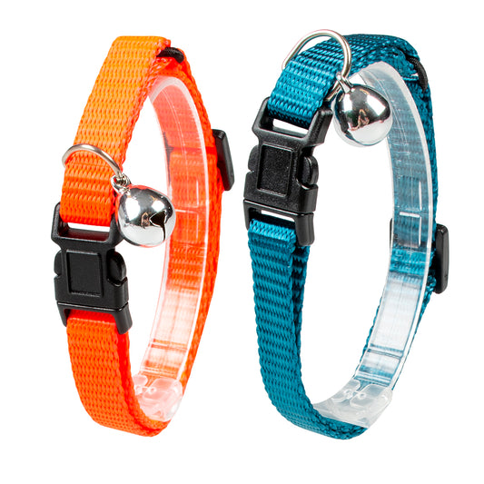 Duvo+ Uni 3 Nylon Cat Collar 20–30cm x 10mm – Mixed Colors