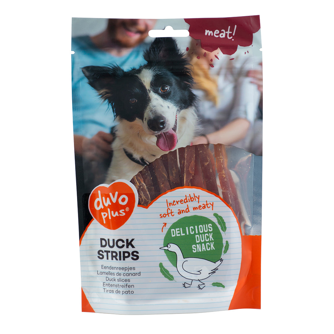 Duvo+ Dog Snack – 80 g – Duck – Strips