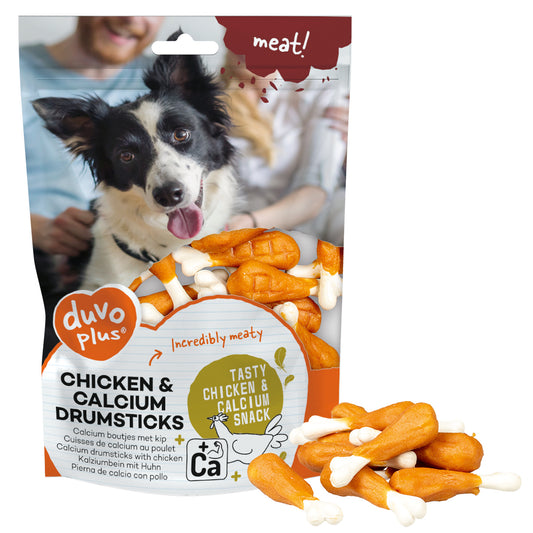 Duvo Chicken & Calcium Drumsticks 5Pcs - 7Cmlength: 7Cm