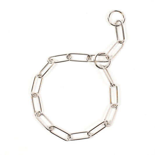 Duvo+ Slip Collar with Large Chrome Links – 70cm x 4mm