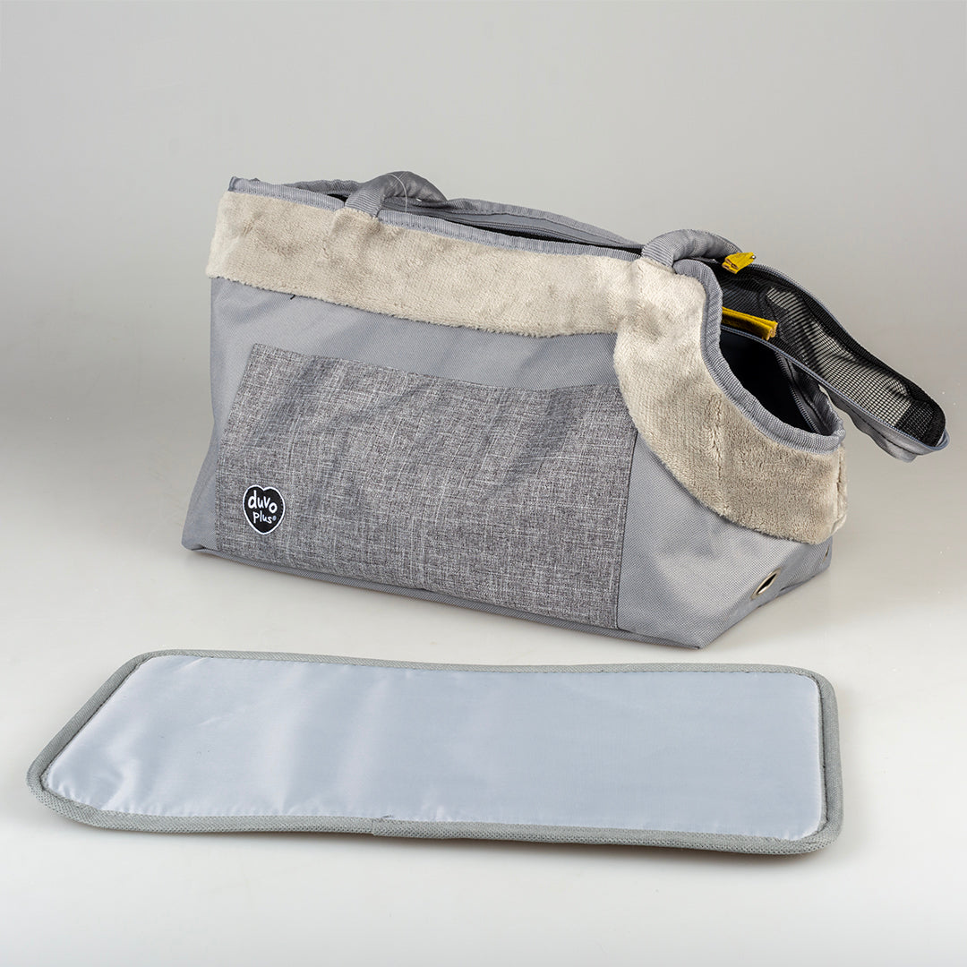 Duvo Promenade Paris Pet Bag Casual Chic Grey 40X19X26Cmdimension: 40 X 19 X 26Cm
