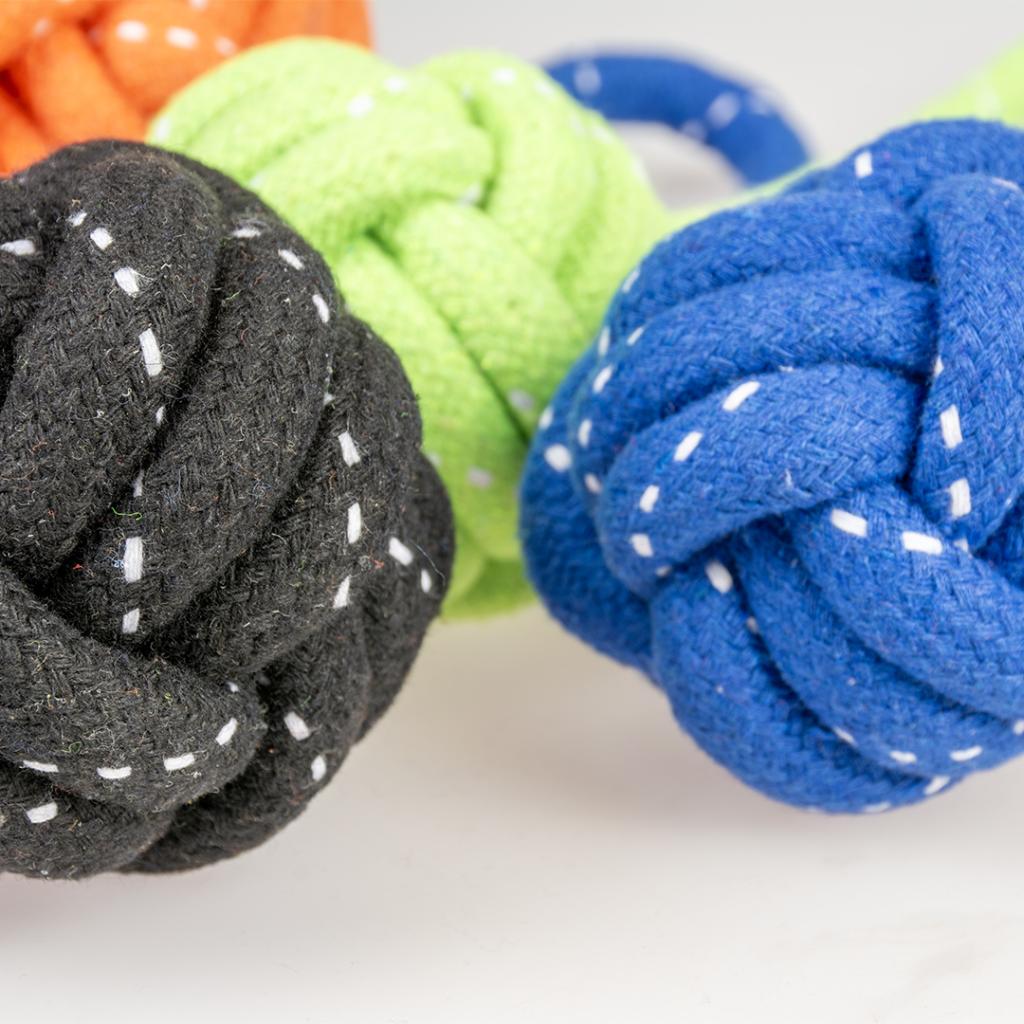 Duvo Scooby Rope Dummy Ball Mixed Colorsdimension: 7.6 X 18Cm