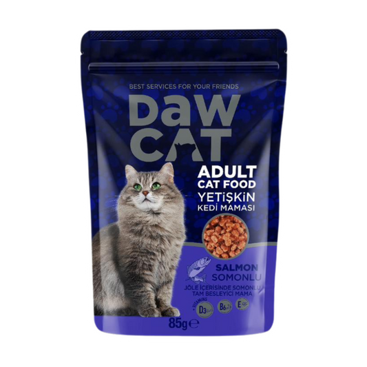 Dawcat 85G Wet Food Salmon Pouch Cat Food