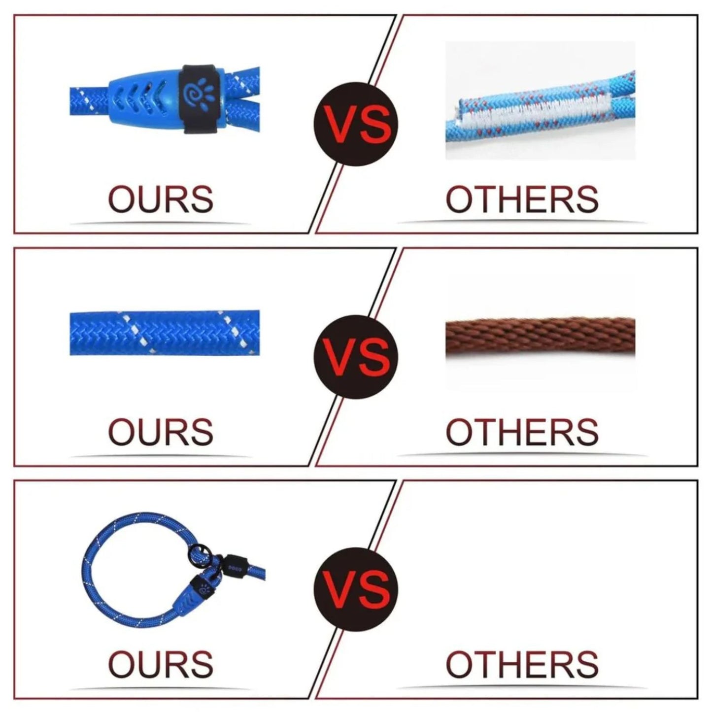 Doco Reflective Rope Dog Leash – 5Ft Ø13mm