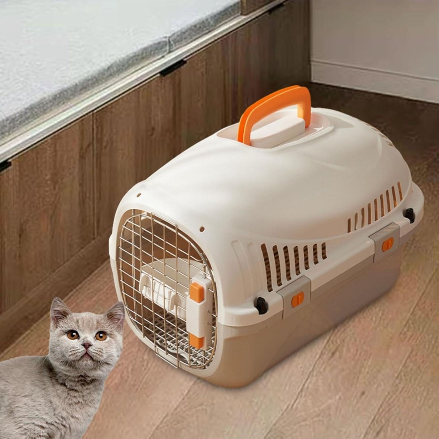 Pado Puppy Porter Pet Carrier White - 49x32x32cm