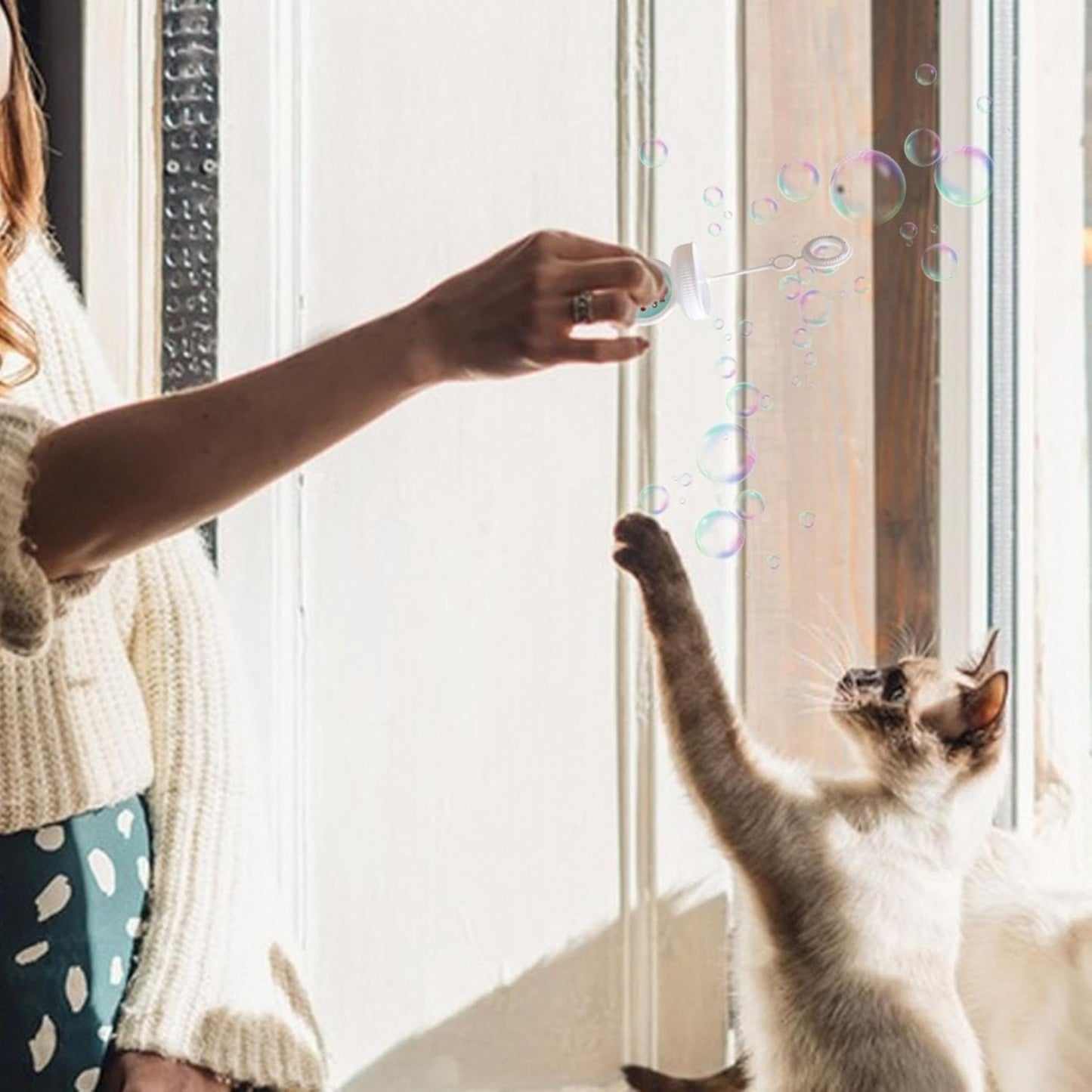 Bioline Catnip Oil Bubbles Playtime Cat Toy - 120ml