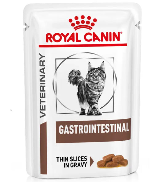 Royal Canin Veterinary Gastrointestinal Wet Cat Food Gravy 12X85G Pouches