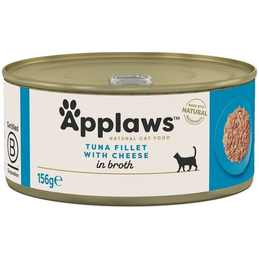 Applaws Natural Cat Food Tuna Fillet With Cheese 156G