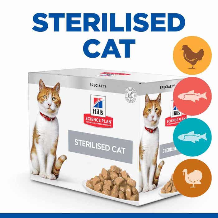 Hills Science Plan Adult Sterilised Tuna Young Adult Cat Dry Food 1.5Kg