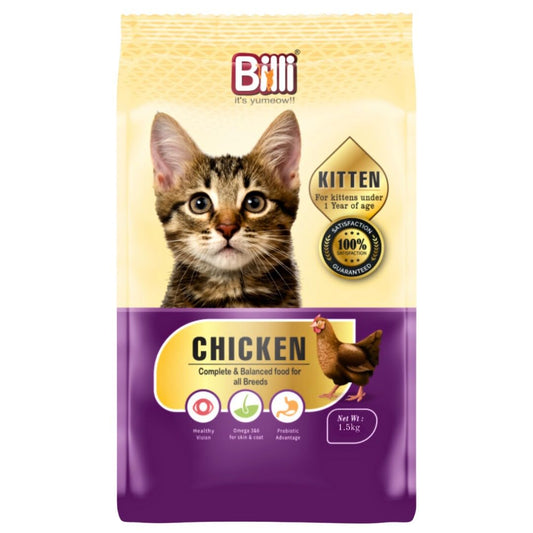 Billi Kitten Chicken Cat Food 1.5Kg