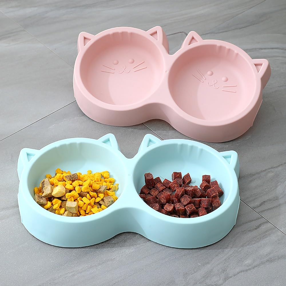 Petbroo Layered Double Bowl For Dogs & Cats