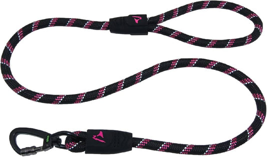 Doco 5Ft Reflective Rope Leash With Click & Lock Snap (Dcrope5060)Color: Pink, Sizes: S