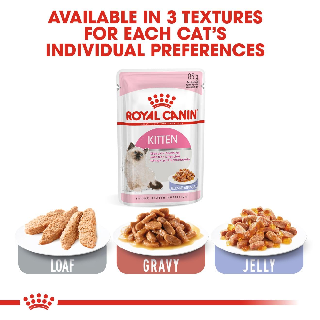 Feline Health Nutrition Kitten Sterilised Jelly (Wet Food - Pouches)