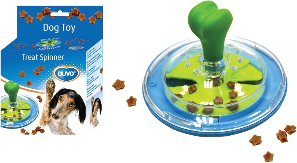 Duvo+ Treat Spinner – Interactive Dog Toy, Ø15 x 10cm