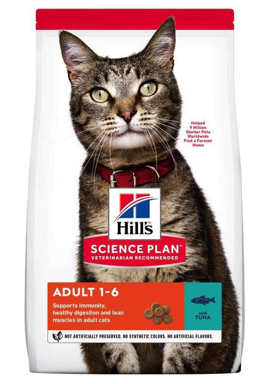 Hills Science Plan Adult Cat Food With Tuna 1.5Kg