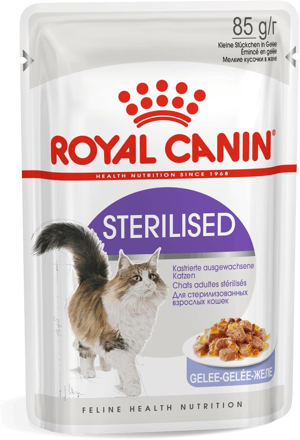 Royal Canin Feline Health Nutrition Sterilised Jelly (WET FOOD)