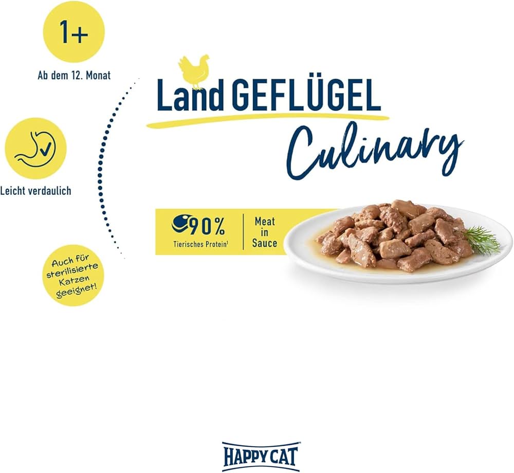 Happy Cat Mis Culinary Land Geflugel (Poultry) 85 G