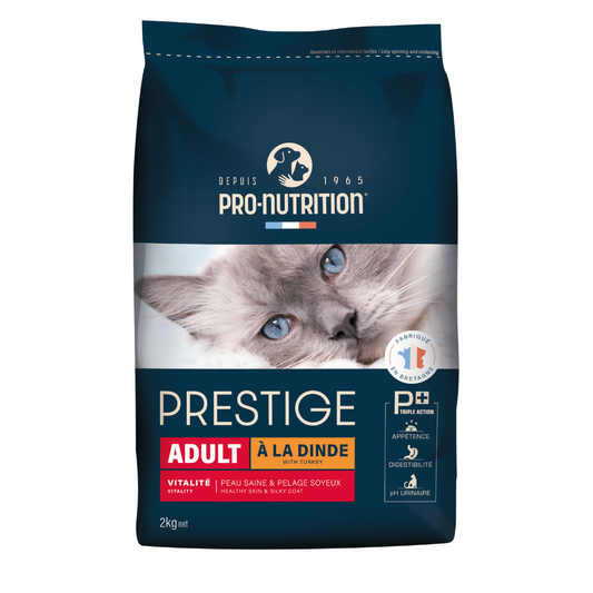 Pro Nutrition Prestige Adult Turkey Cat Dry Food 2Kg