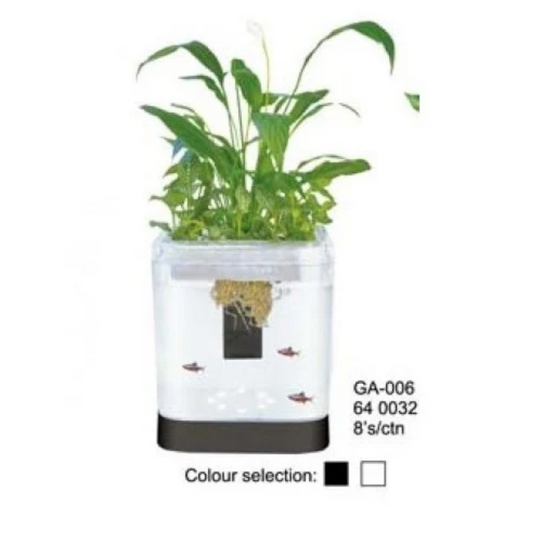 Kw Zone Dolphin Aquaphonic Aquarium 5.6L- 21.5Cmx15Cmx25.5Cm