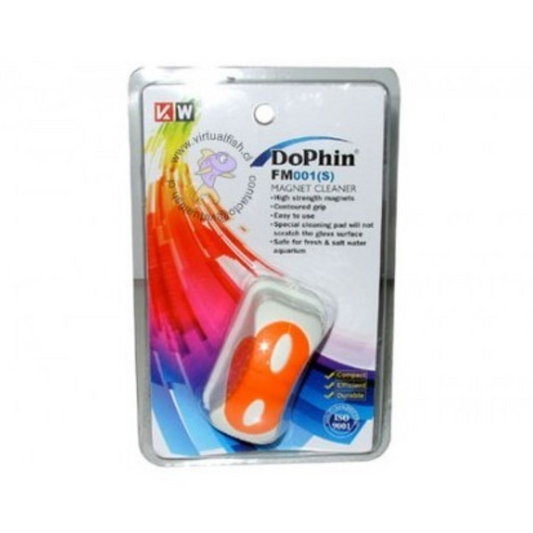 KW Zone Dophin Floating Magnetic Aquarium Glass Cleaner – Size S (No Blade)