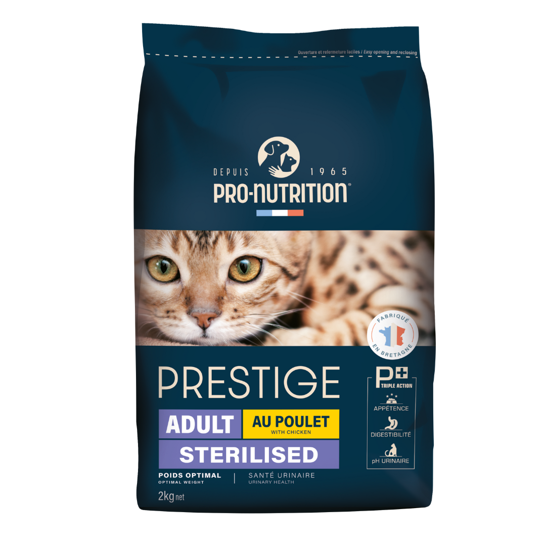 Pro Nutrition Prestige Adult Sterilised Chicken Cat Dry Food 2Kg