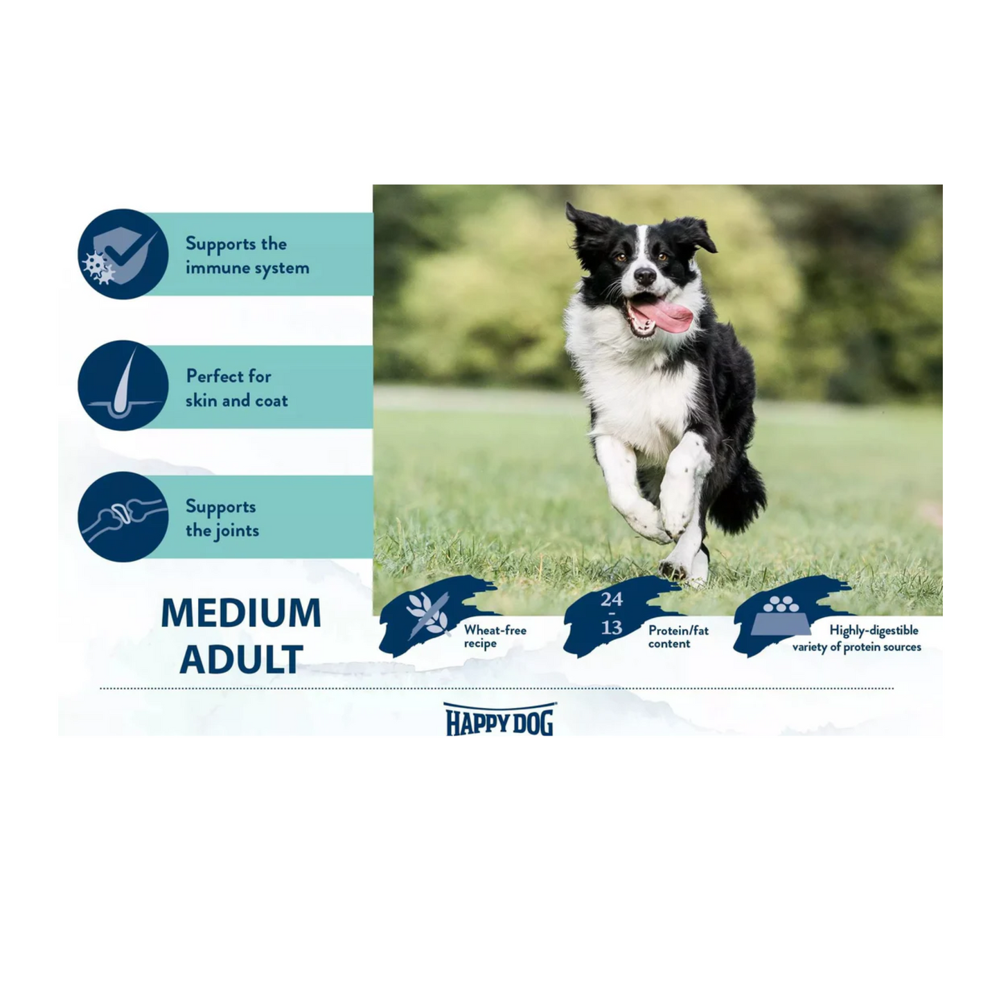 Happy Dog Fit & Vital - Medium Adult 4 KG