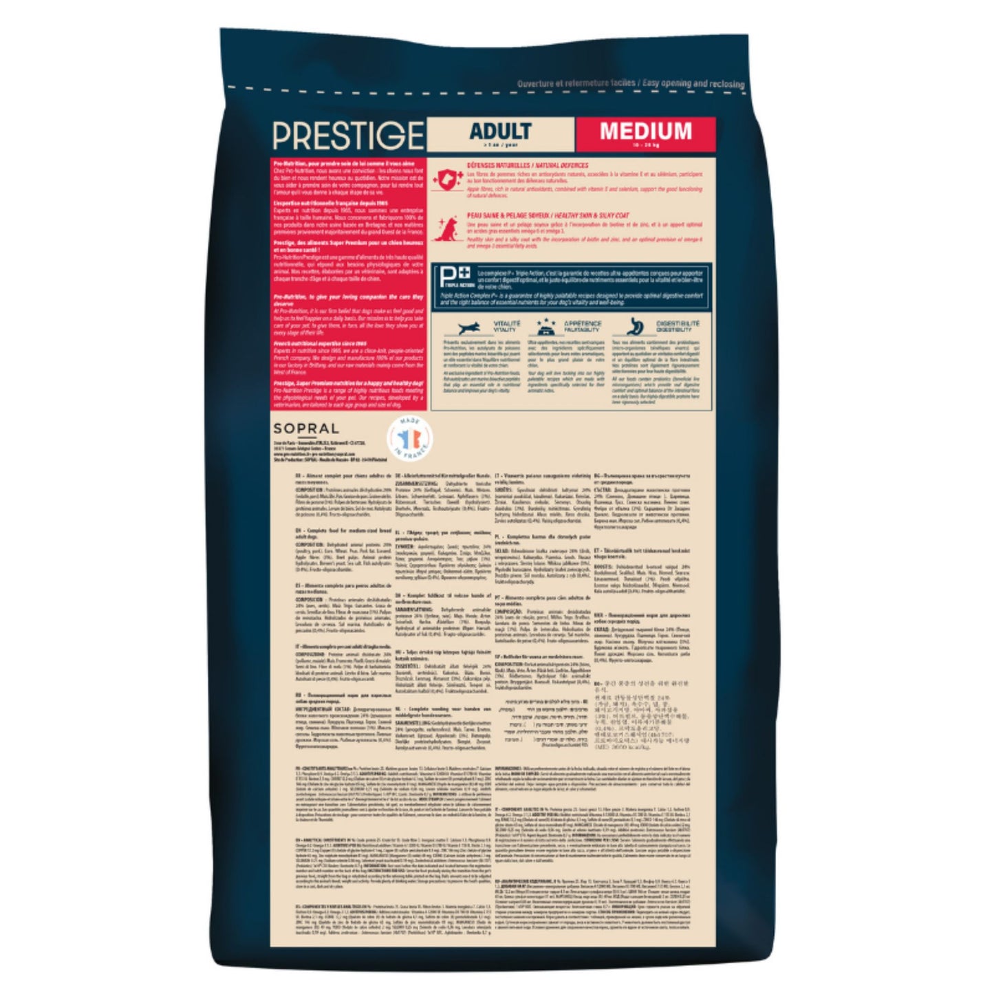 Pro Nutrition Prestige Adult Medium Dry Dog Food - 3Kg