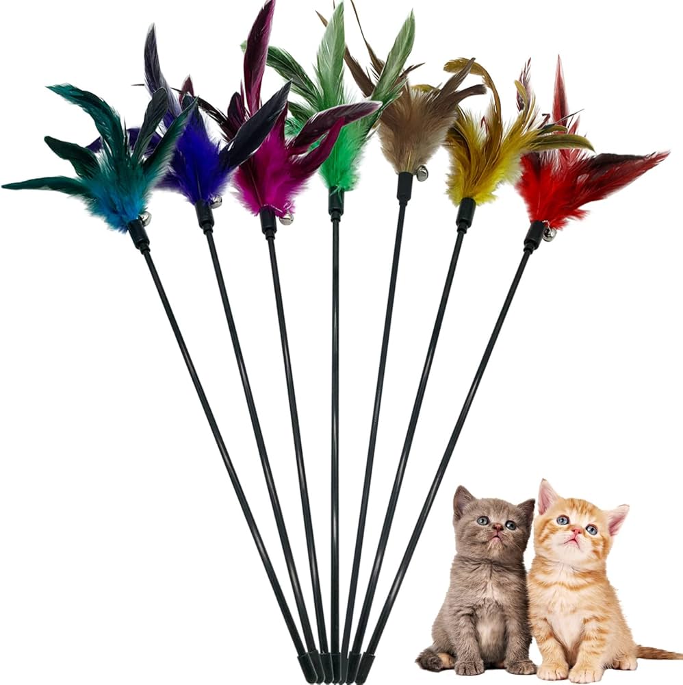 Petbroo Cat Toy Feather Wands Pb22031038