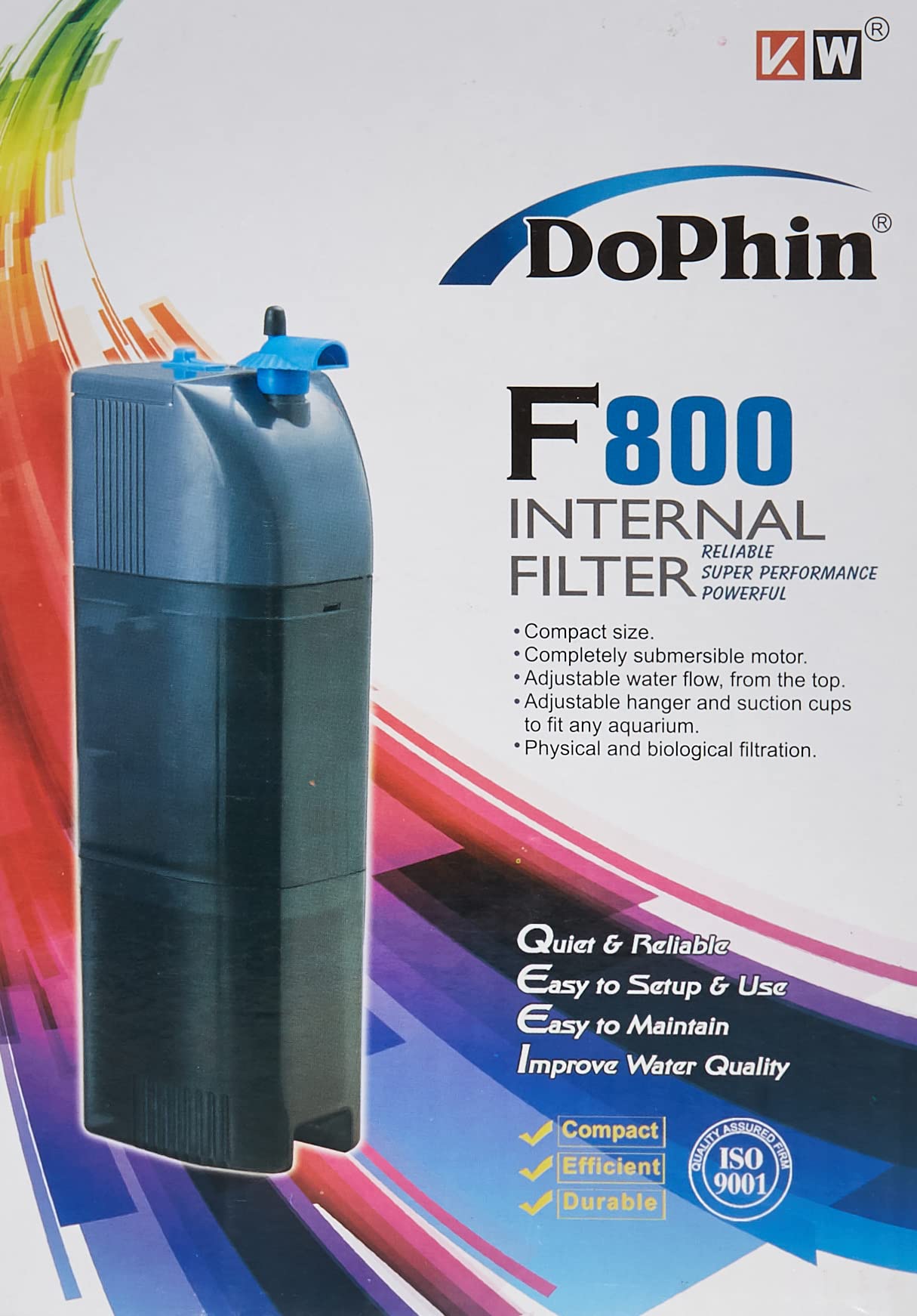 Kw Zone Dophin Internal Filter Fcmax Output: 380L/H