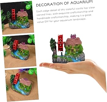 Kw Zone Aquarium Resin Decoration: U - 231(17.5X12X17.8Cm)