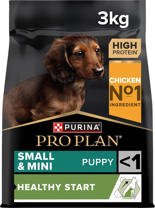 Purina Pro Plan Healthy Start Small and Mini Puppy, Dry Dog food with Chicken, 3 kg