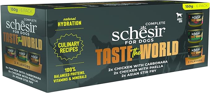 Schesir Taste The World Walentines Feast Gift Pack Dog 150g