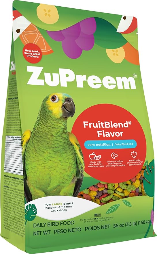 Zupreem Fruitblend Flavor Large Parrot Food