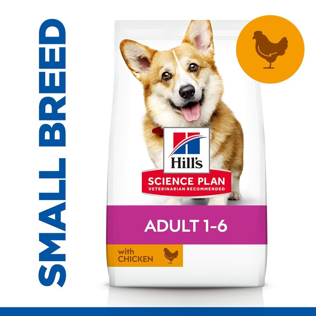 Hills Science Plan Small & Mini Adult Dog Food With Chicken 1.5Kg