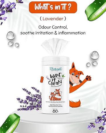 Petbroo Pet Wipes 80Pcs