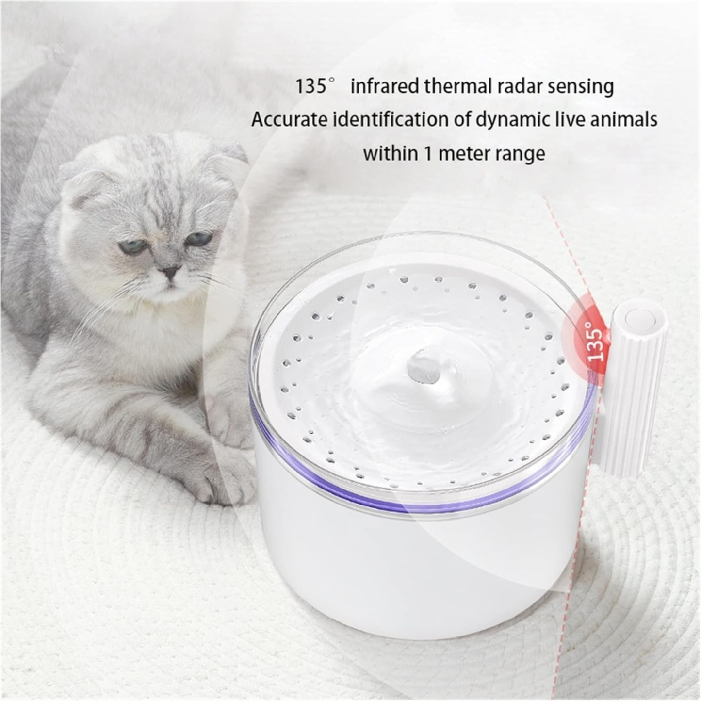 Dogness Smart Sensor Water Feeder For Pets Green - 2.2L