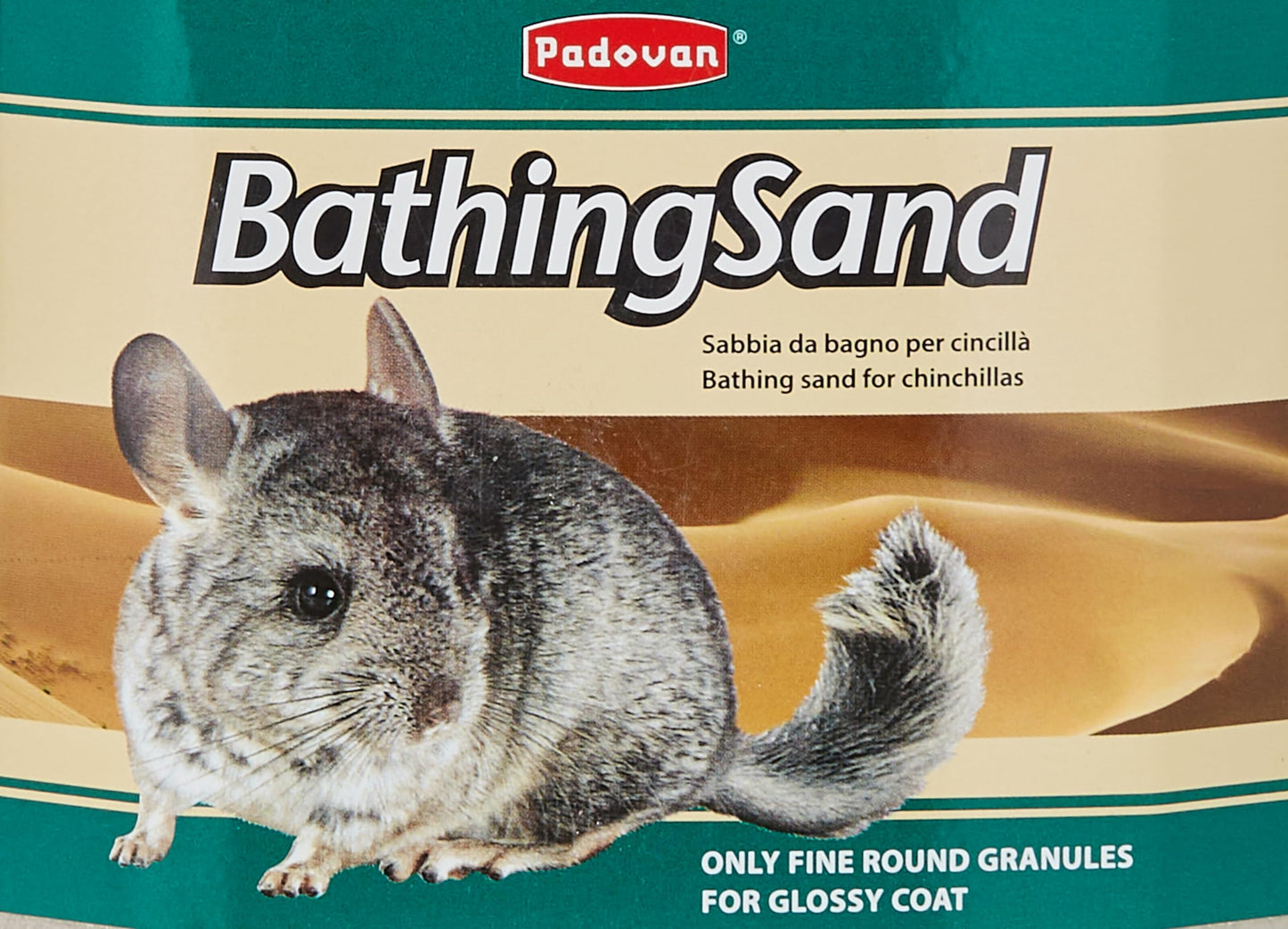Padovan Bathing Sand – 2L Dust-Free Grooming Sand for Birds