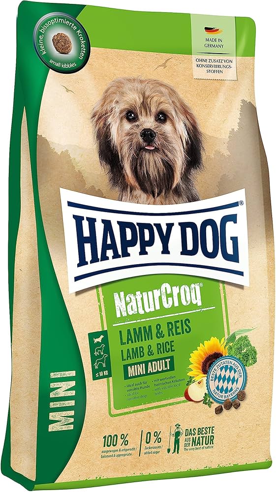 Happy Dog Naturcroq Mini Adult Lamm & Reis (Lamb & Rice)