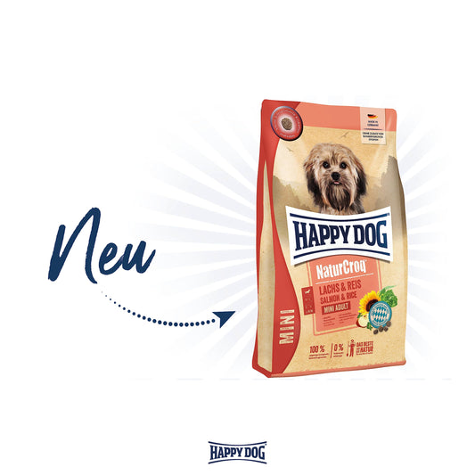 Happy Dog Naturcroq Mini Lachs (Salmon & Reis) - 0.1 Kg