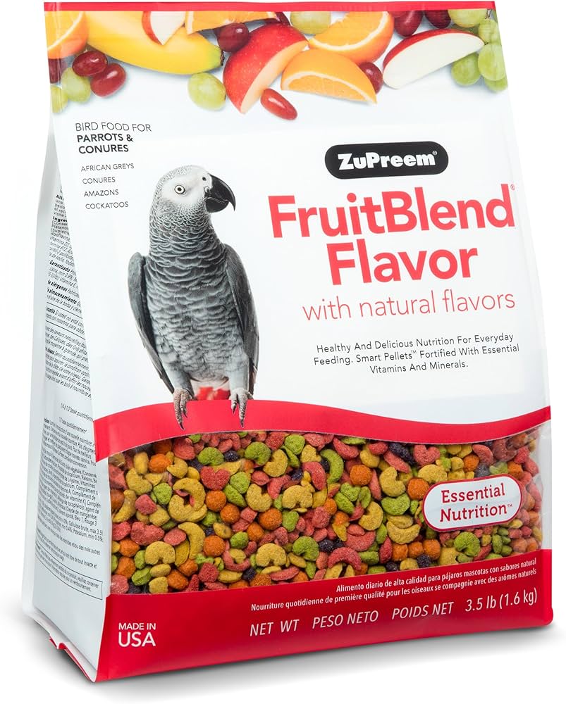 ZuPreem Fruitblend Flavor Large Parrot Food