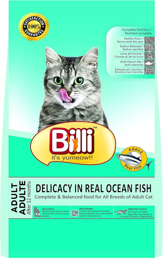 Billi Adult Real Ocean Fish Cat Food 1.5Kg