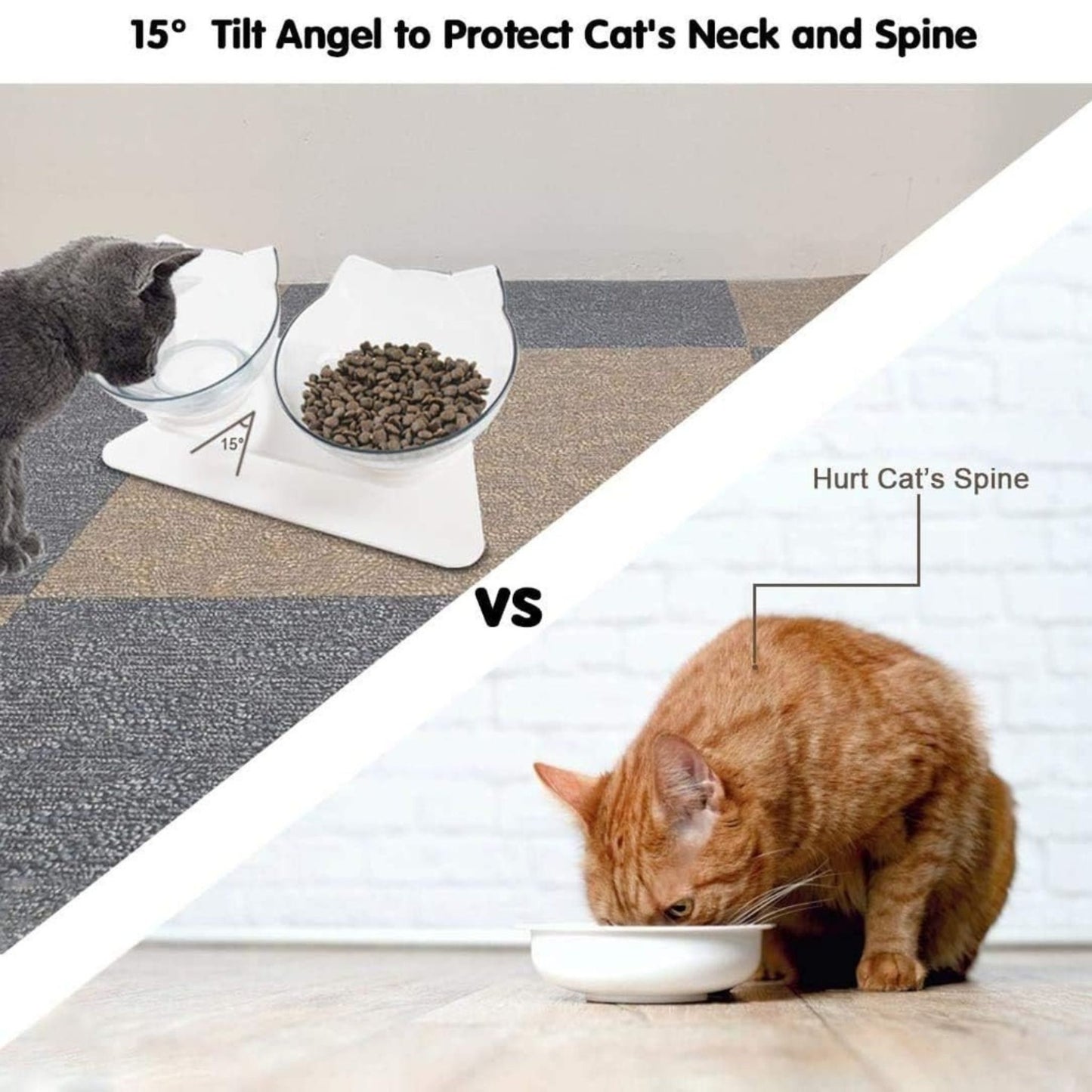 Pado Pet Feeding Bowl - 2 in 1