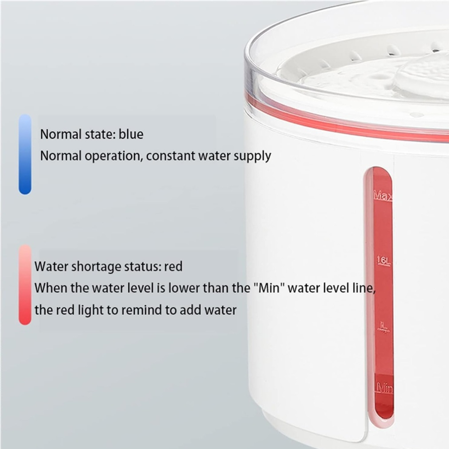 Dogness Smart Sensor Water Feeder For Pets - White