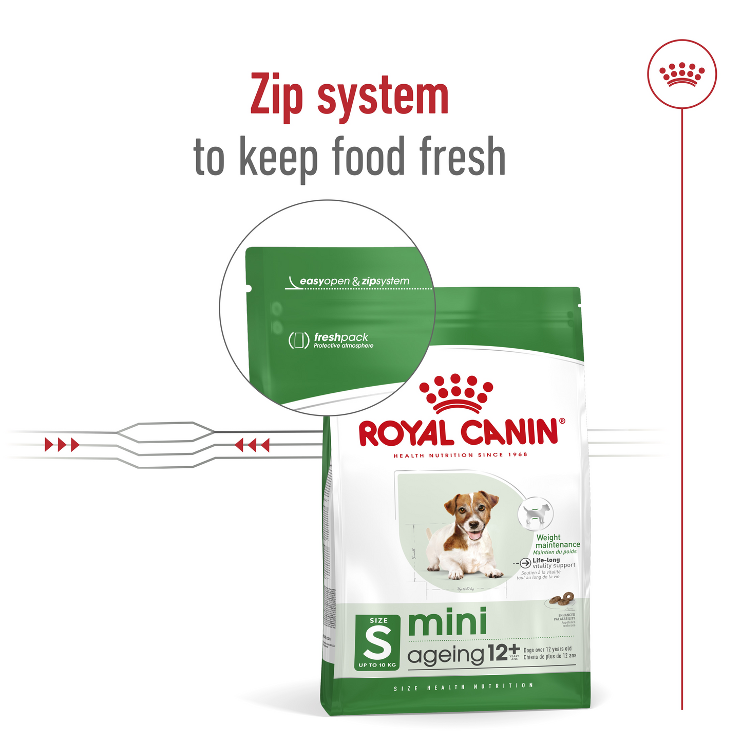 Royal Canin Size Health Mini Ageing 12+Dry Dog Food 1.5kg