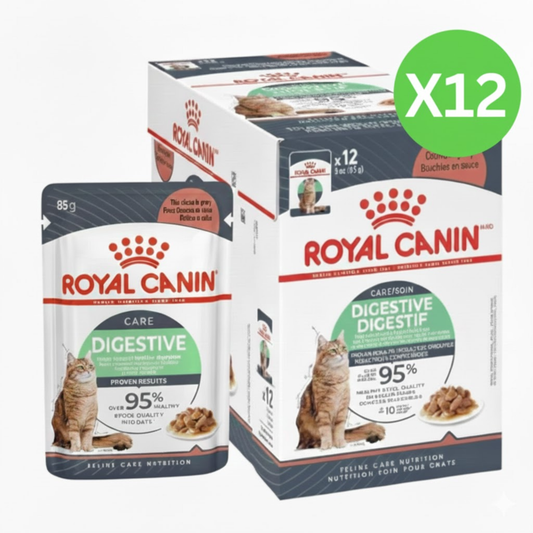 Royal Canin Feline Care Nutrition Digest Sensitive Gravy Cat Wet Food - 12X85G