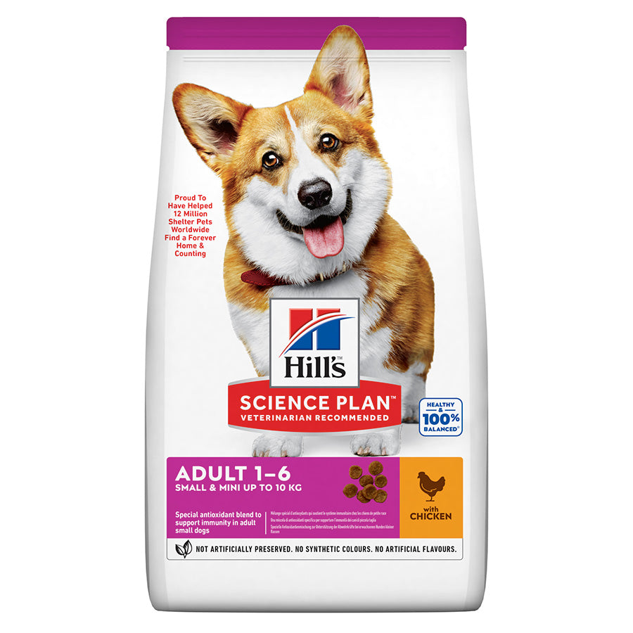 Hills Science Plan Adult small & Mini with Chicken Dry Dog Food 1.5Kg