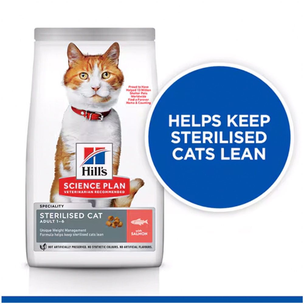 Hills Science Plan Adult Sterilised Tuna Young Adult Cat Dry Food 1.5Kg