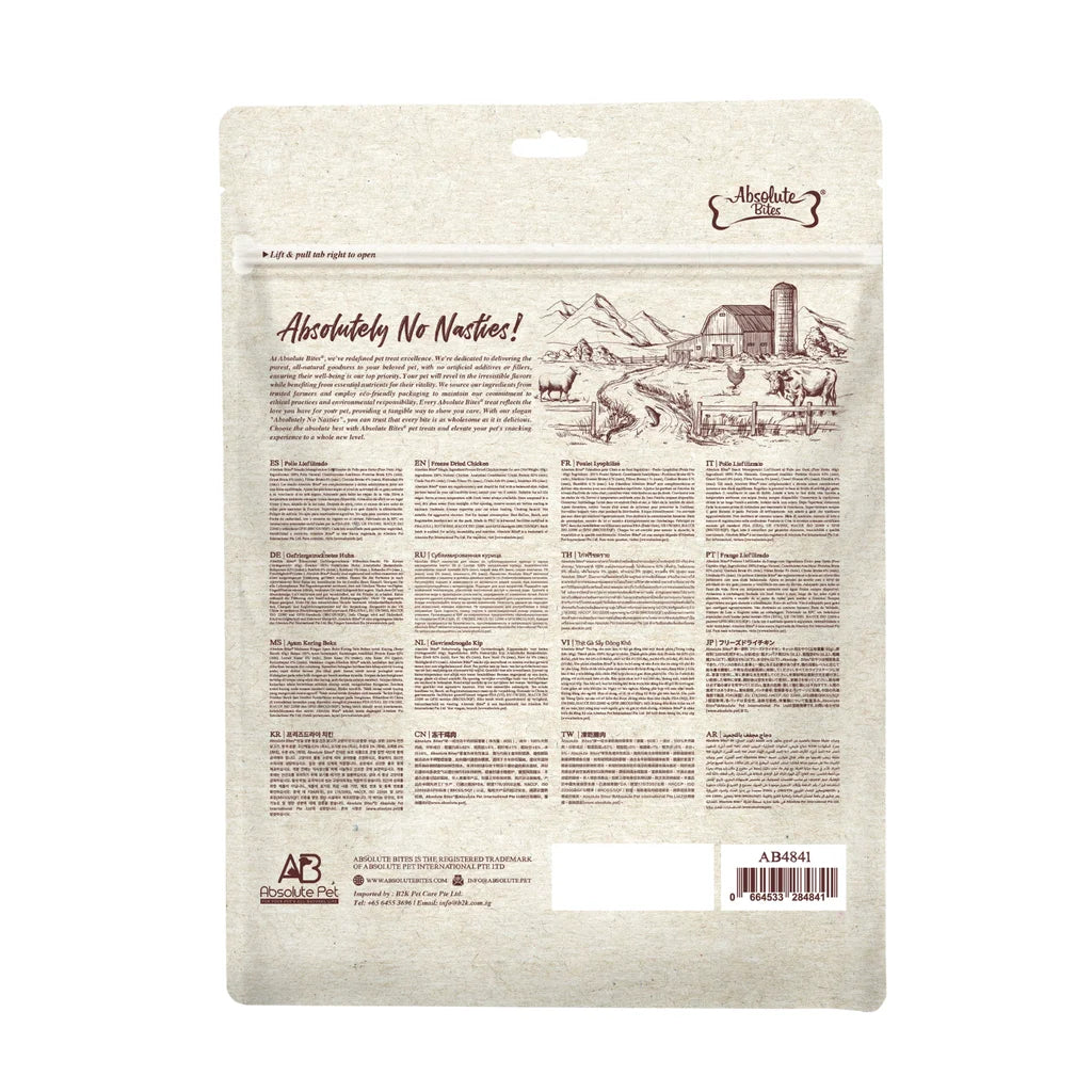 Absolute Bites Freeze Dried Cat Treat Chicken - 60g
